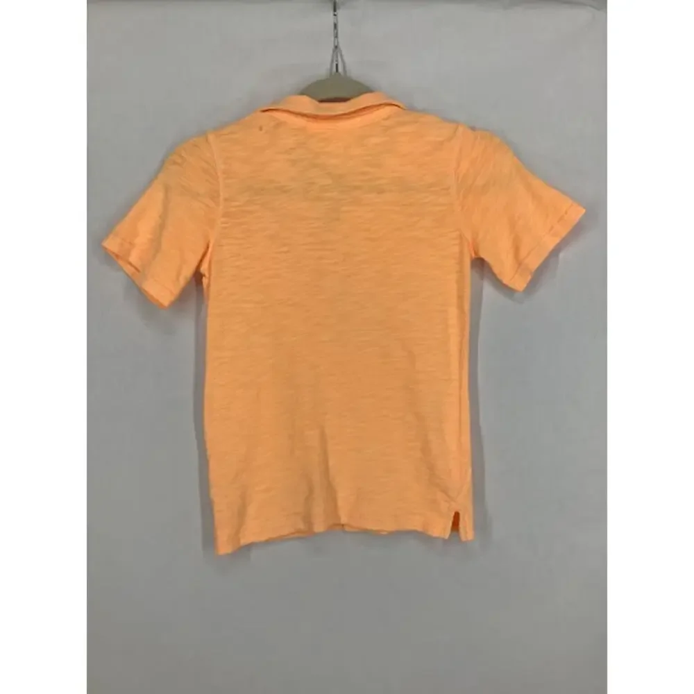 Carters Boy's Peach Orange Short Sleeve Polo Shirt Kids Youth Size 6